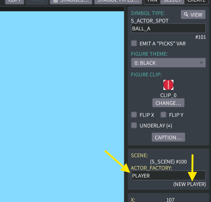 Setting the actor factory