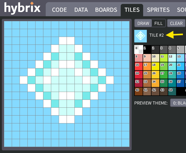 Drawing a diamond for TILE #2