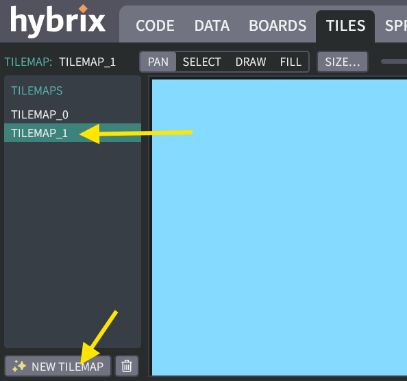 Creating a second tilemap
